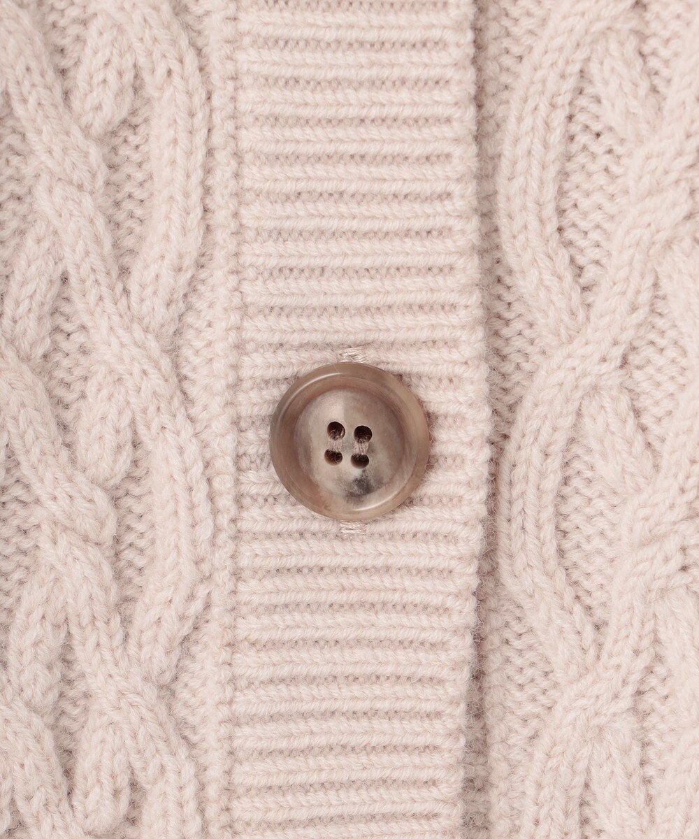 J.PRESS LADIES 【洗える】EIGER CORD アラン カーディガン 