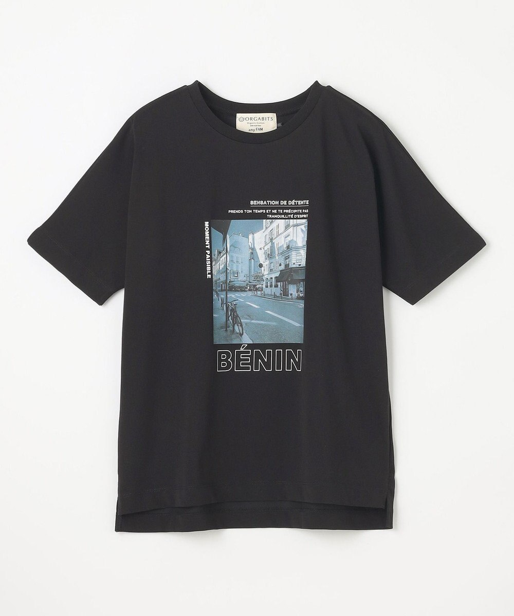 ANY L オーガビッツロゴ・フォトTシャツ 