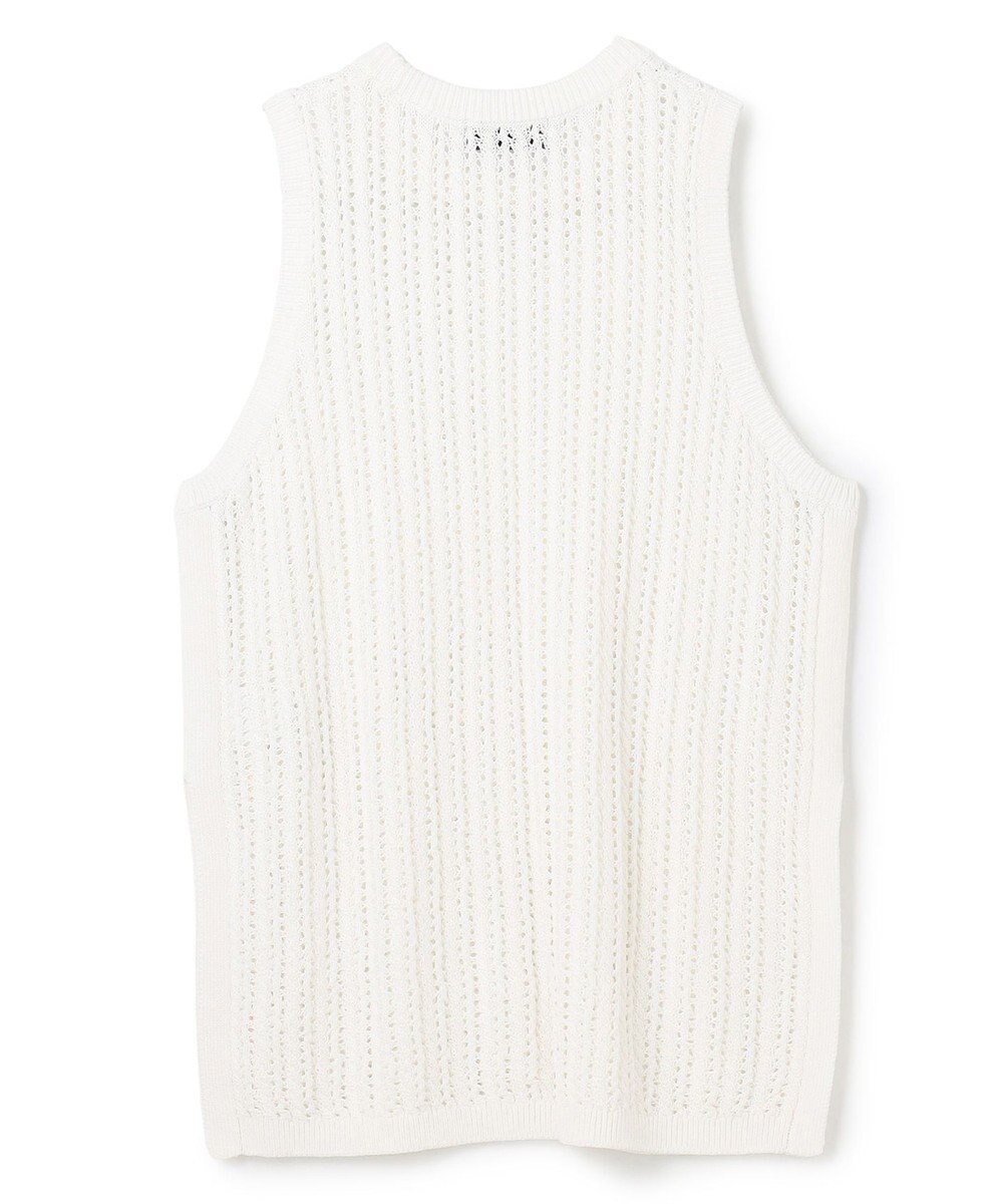 uncrave シースルーケーブルニット ノースリーブトップス 