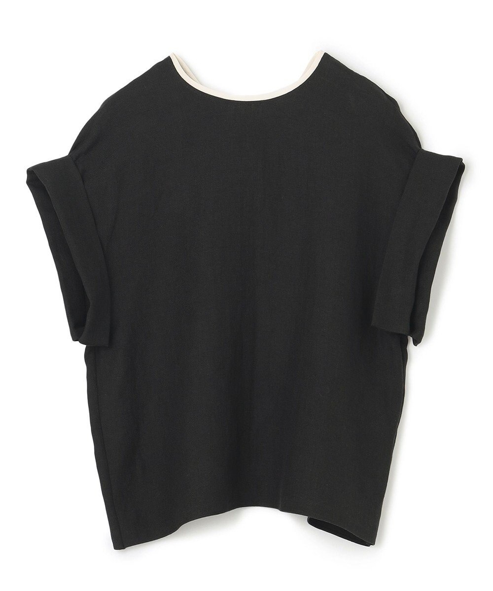 BEIGE， 【S-size】CHESTNUT / ノーカラーブラウス 