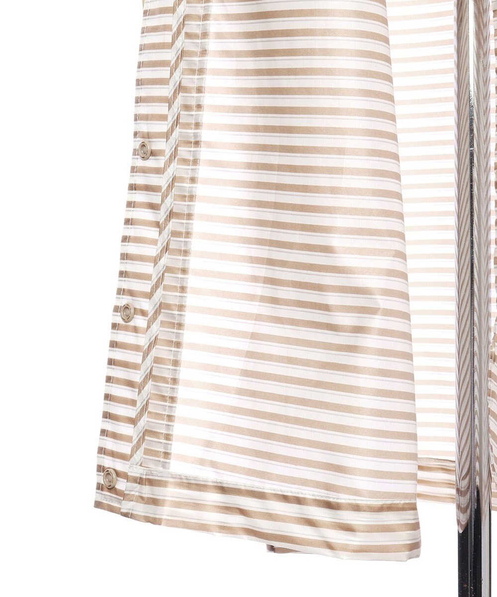 MOONBAT FLAT PURE サイクル レインコート ボーダー 自転車 収納袋付き 