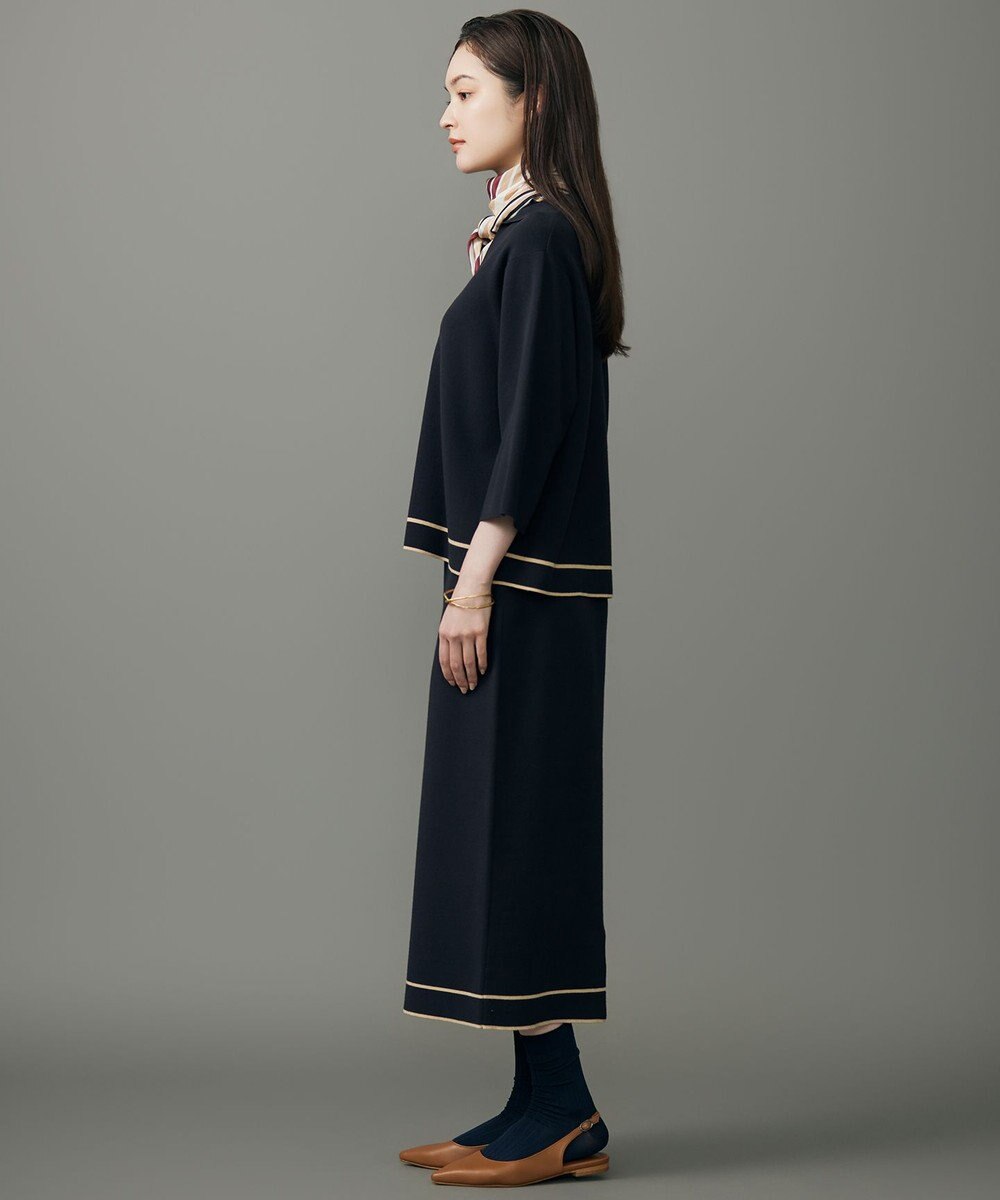 自由区 S レーヨンストレッチスキッパー ニット 