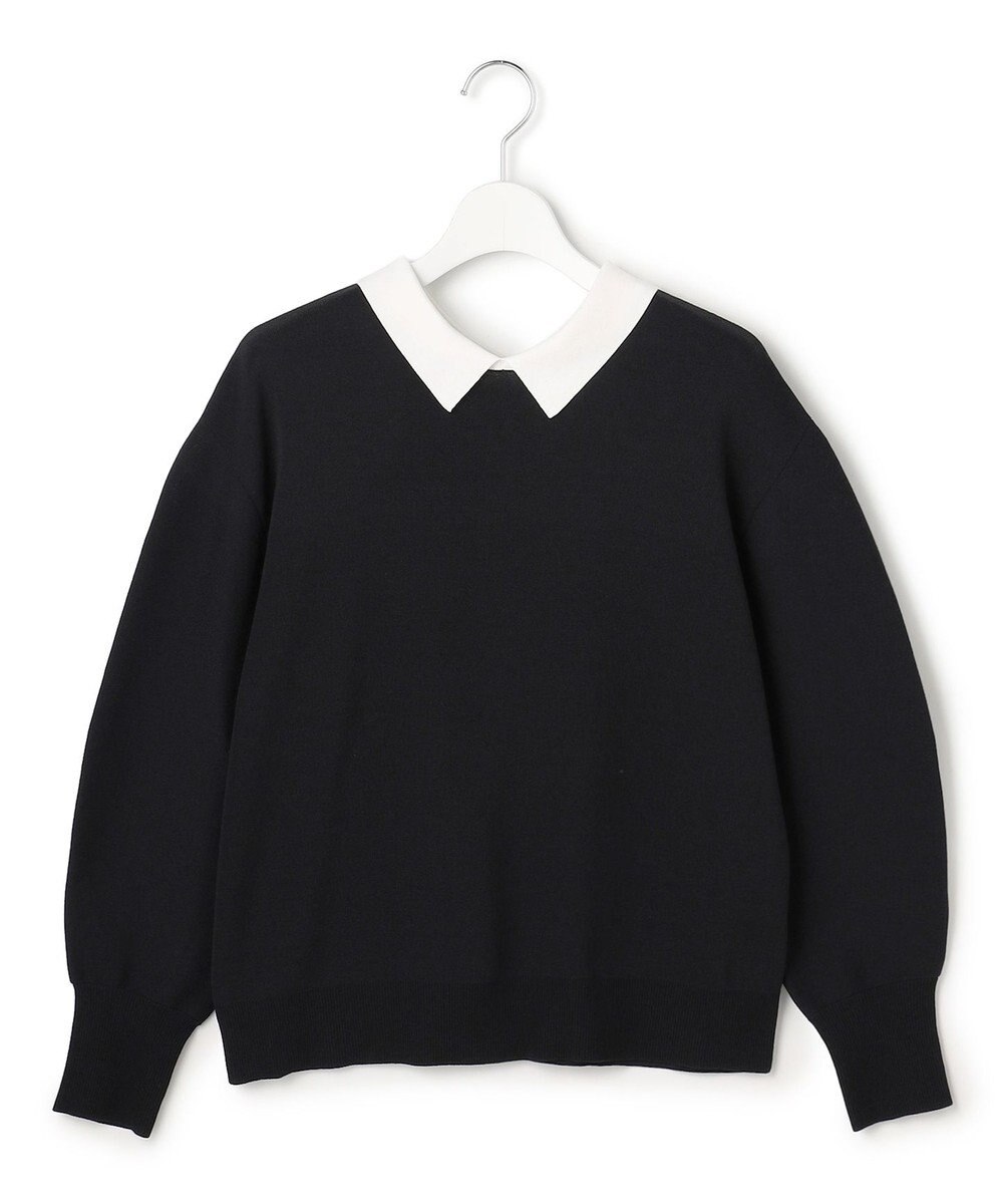 23区 【先行予約/WEB&一部店舗限定】バイカラーデザイン 2WAY ニット 