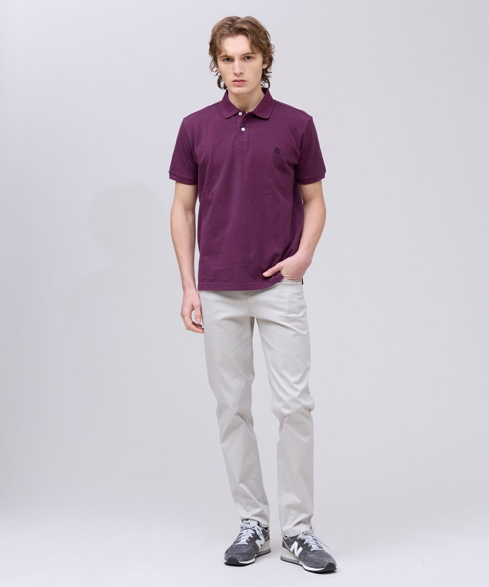 J.PRESS MEN コットンカノコオーバーダイ ポロシャツ 