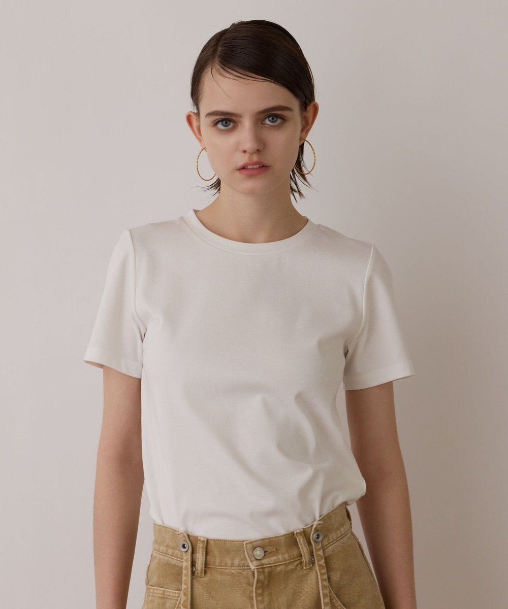 GRACE CONTINENTAL コンパクト天竺トップ 