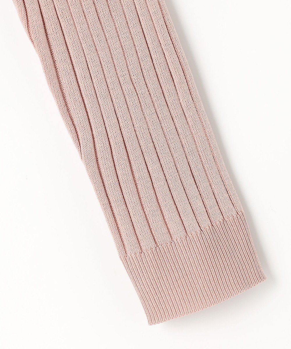 Feroux 【洗える】ロゴリブ プルオーバー ニット 