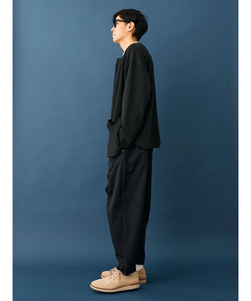 CRAFT STANDARD BOUTIQUE 強撚ポンチラウンドヘムカーディガン 