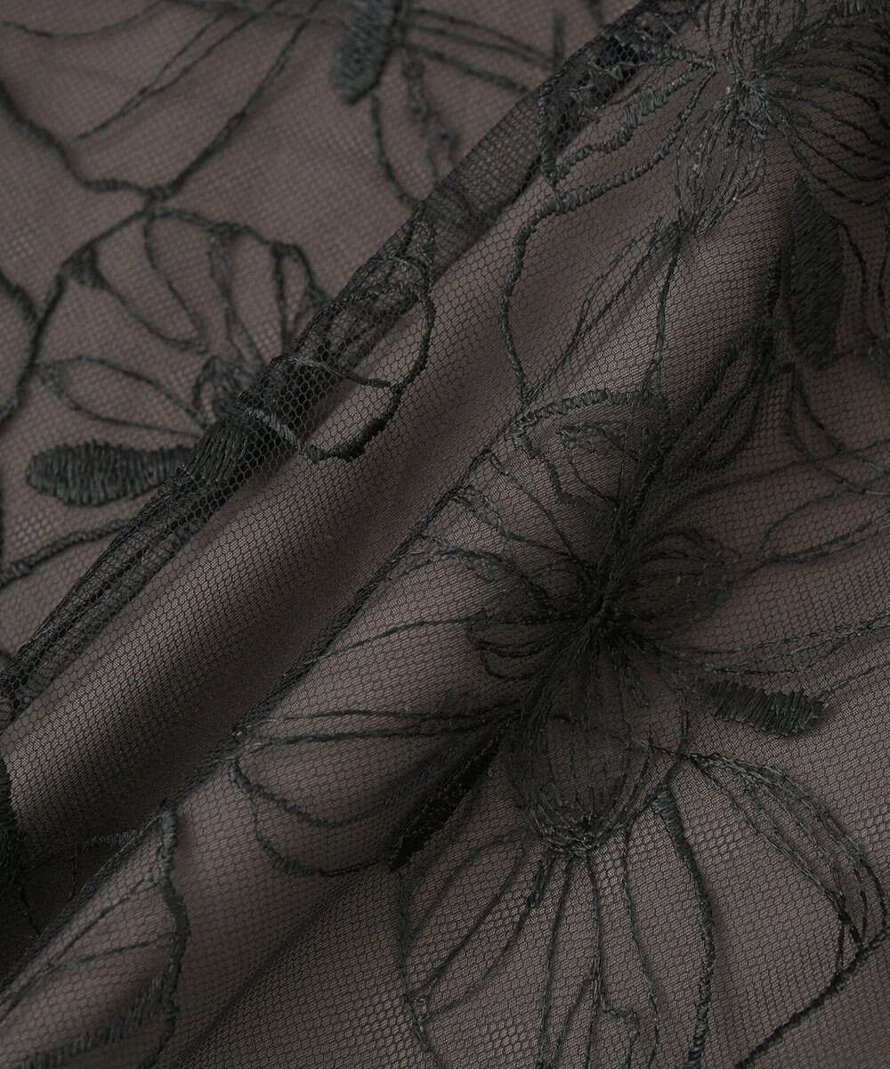 YECCA VECCA 【2点SET】フラワー柄スパンコール刺繍ドレス 