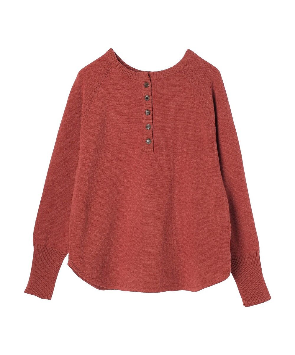 CRAFT STANDARD BOUTIQUE ７Ｇモールニット　ヘンリーＰＯ　Ｌ／Ｓ 