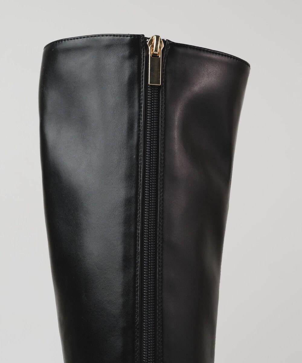 BONTRE 【PRECIEUX JOUET/プレシュウジュエ】オブリークジップロングブーツ 