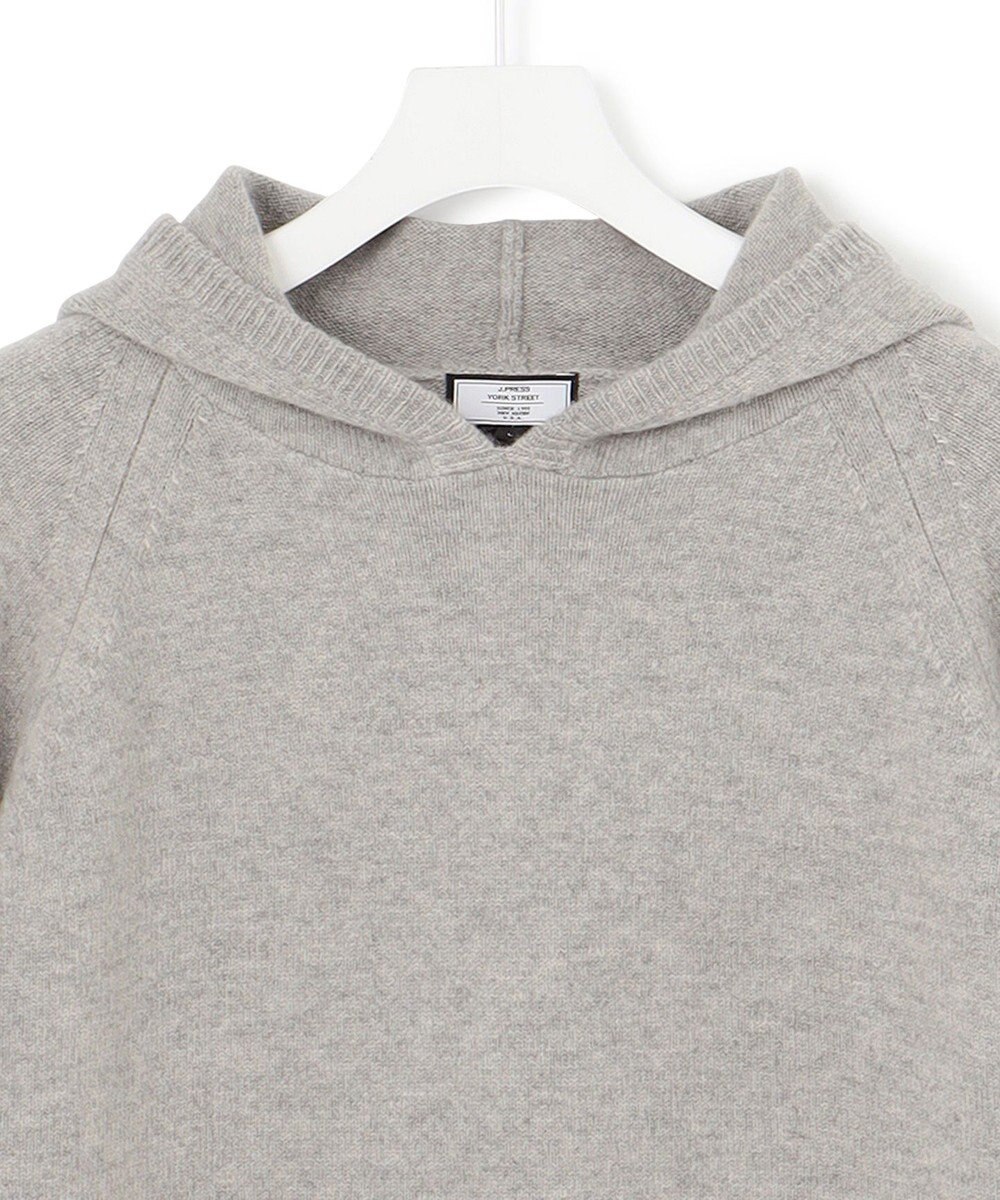J.PRESS YORK STREET 【UNISEX】ウールカシミヤ フーディニット 