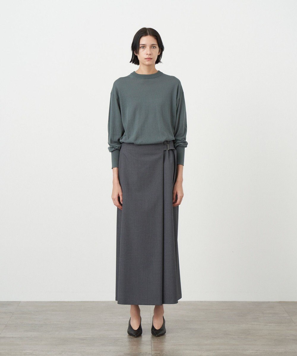 ATON RECYCLED FRESCA | クルーネック セーター 