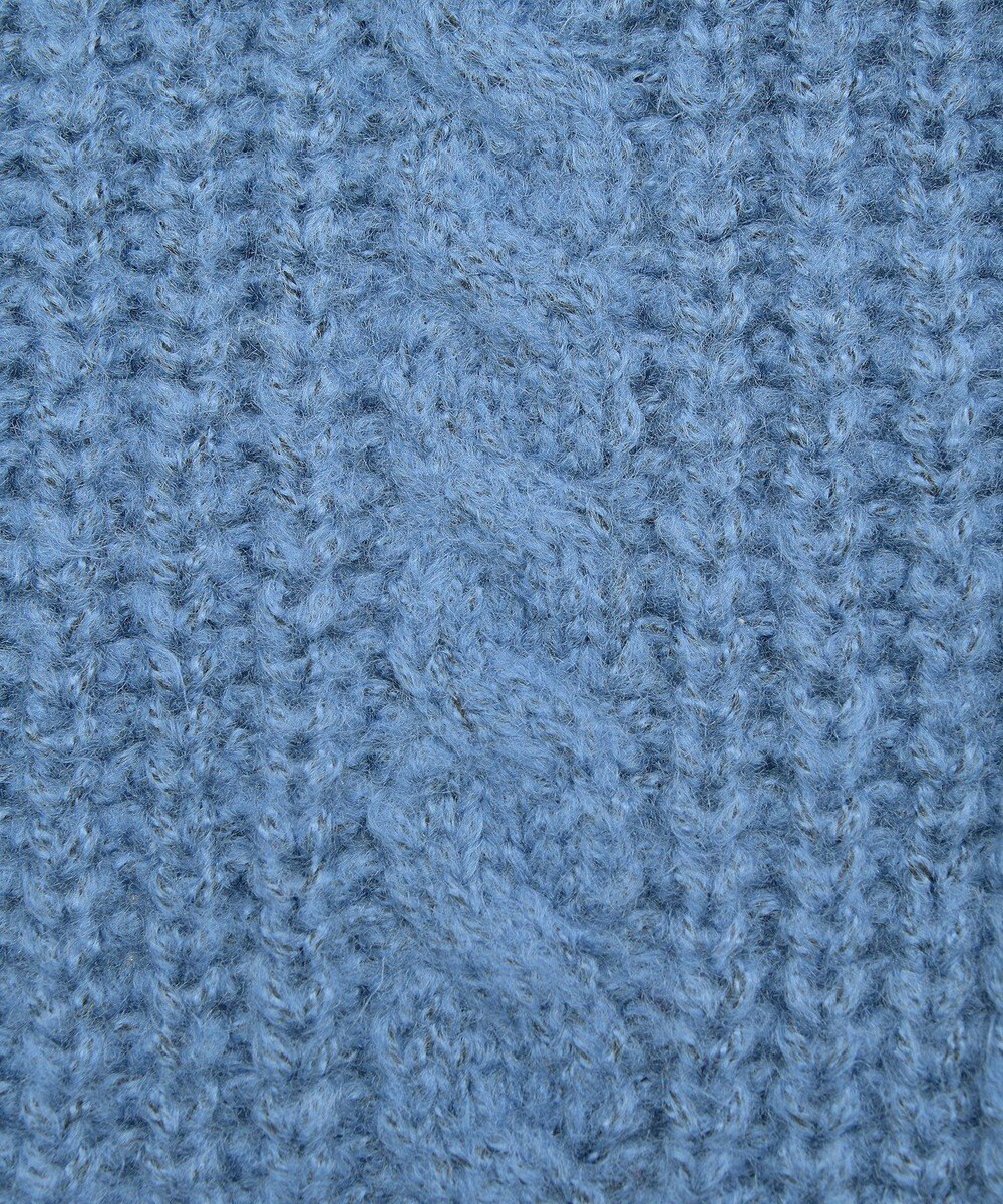 Green Parks 衿付きケーブルｚｉｐカーディガン 