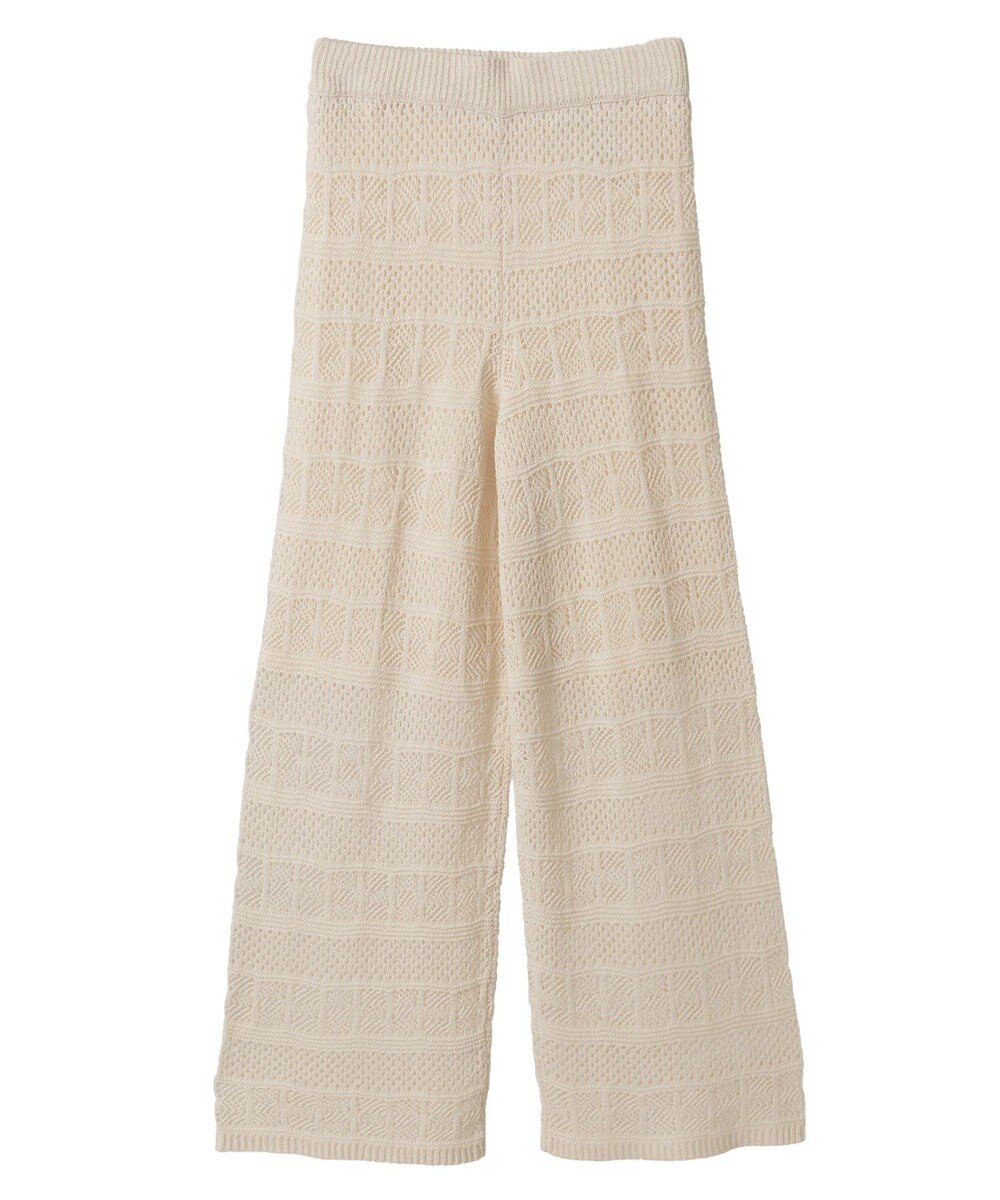 AMERICAN HOLIC レース編みニットパンツ 