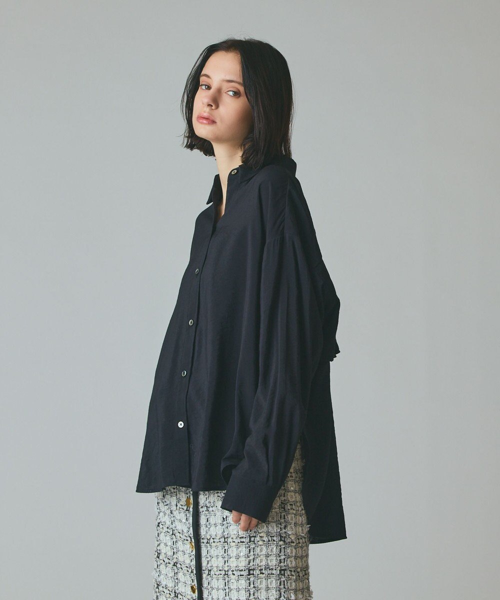 GRACE CONTINENTAL ボウタイシアーシャツ 