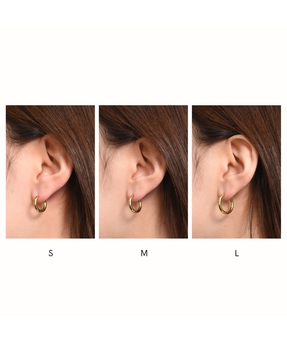 blancotokyo 【金属アレルギー対応】シンプルフープピアス CALM 