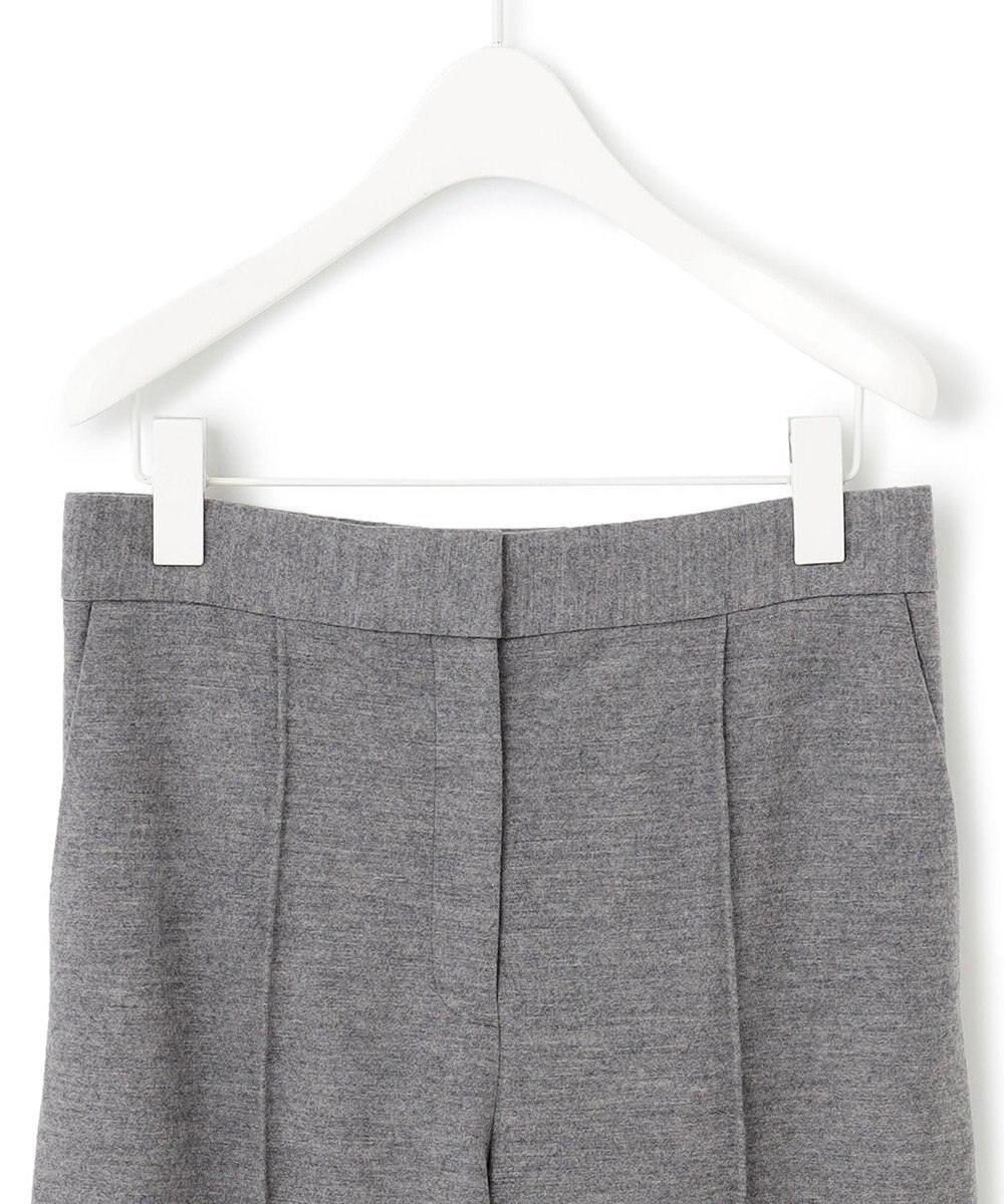 ICB ウールミルドジャージー ワイドストレートパンツ 