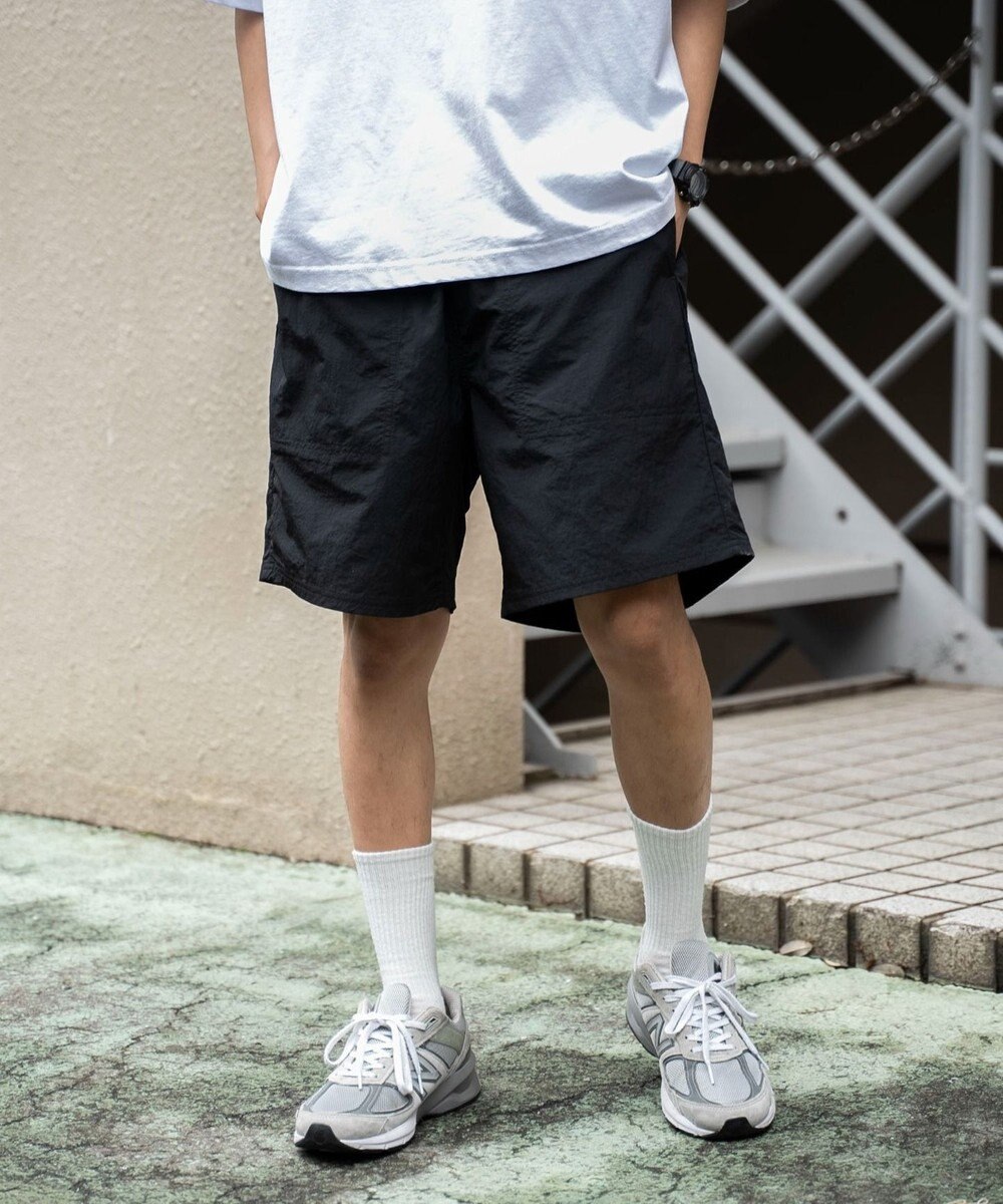 WEGO 【速乾/ウエストゴム/SMLサイズ】ナイロンイージーショーツ 