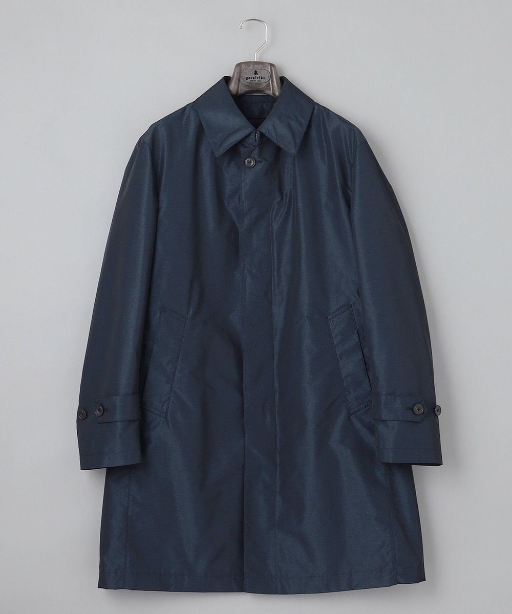 GOTAIRIKU メランジシャンブレー ステンカラーコート 