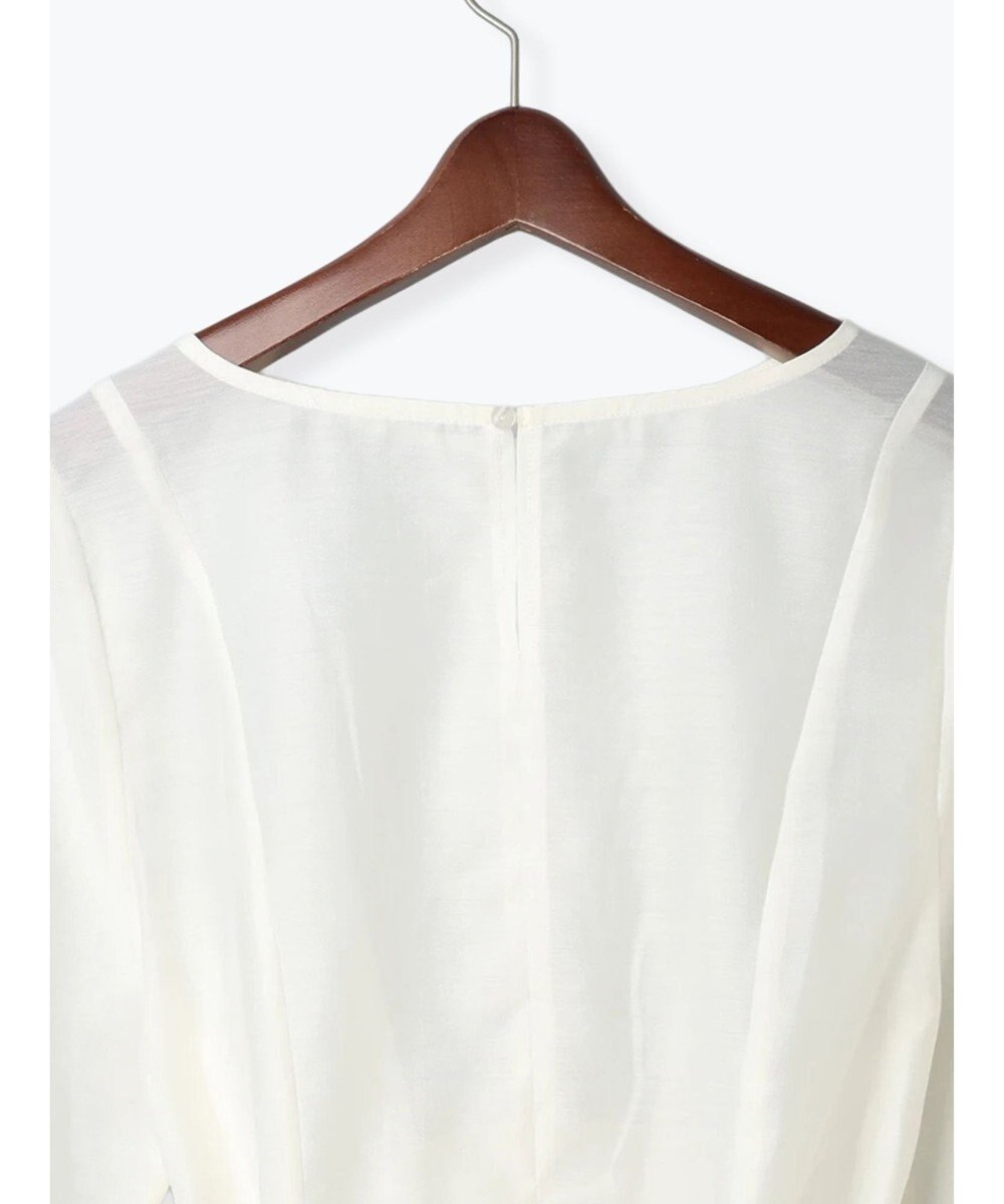 Te chichi ナローリボンシアーペプラムブラウス《2025Autumn catalog vol.2 item》 