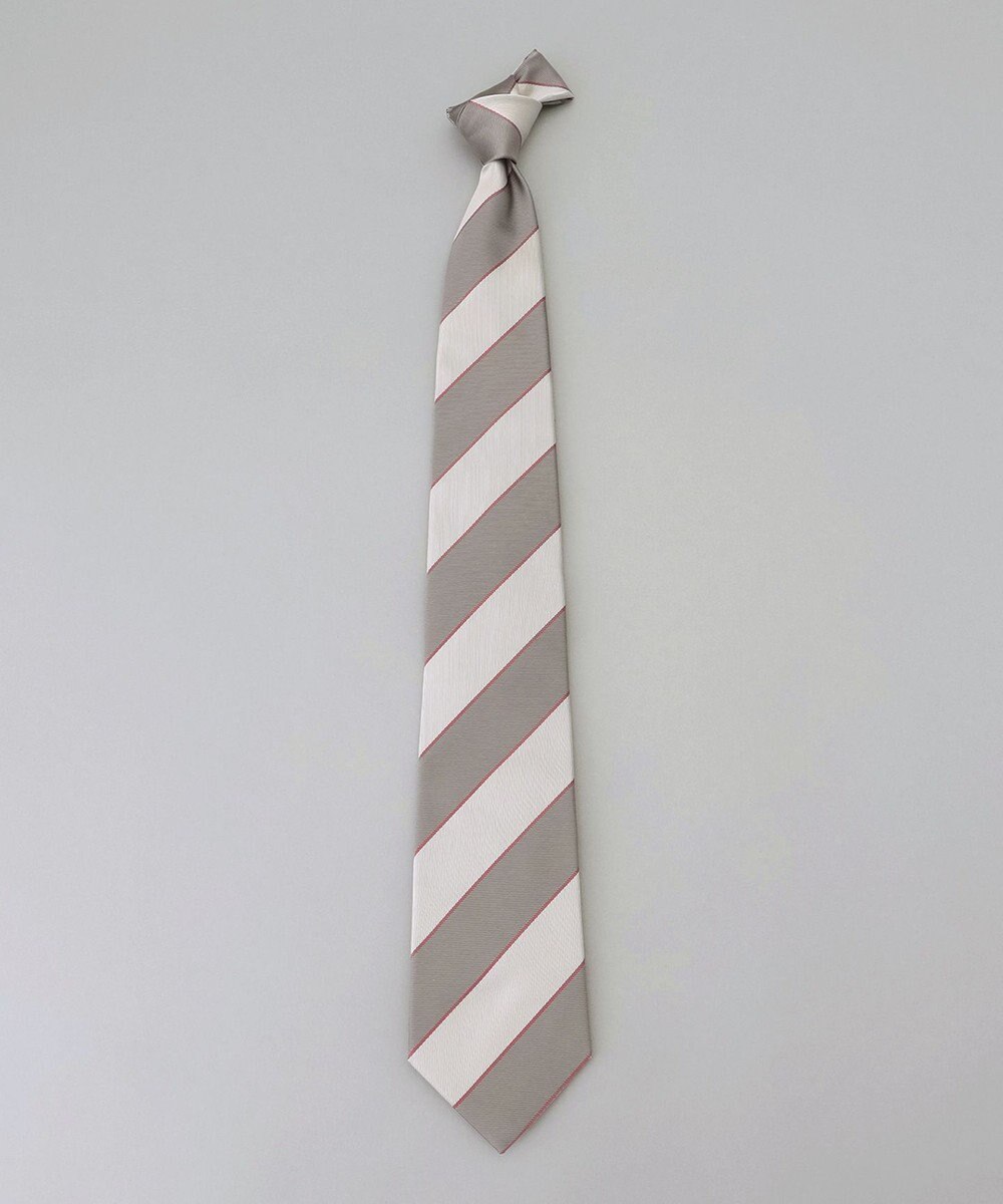 GOTAIRIKU  GOTAIRIKU別注【日本製】シルク ネクタイ_レジメンタル柄 