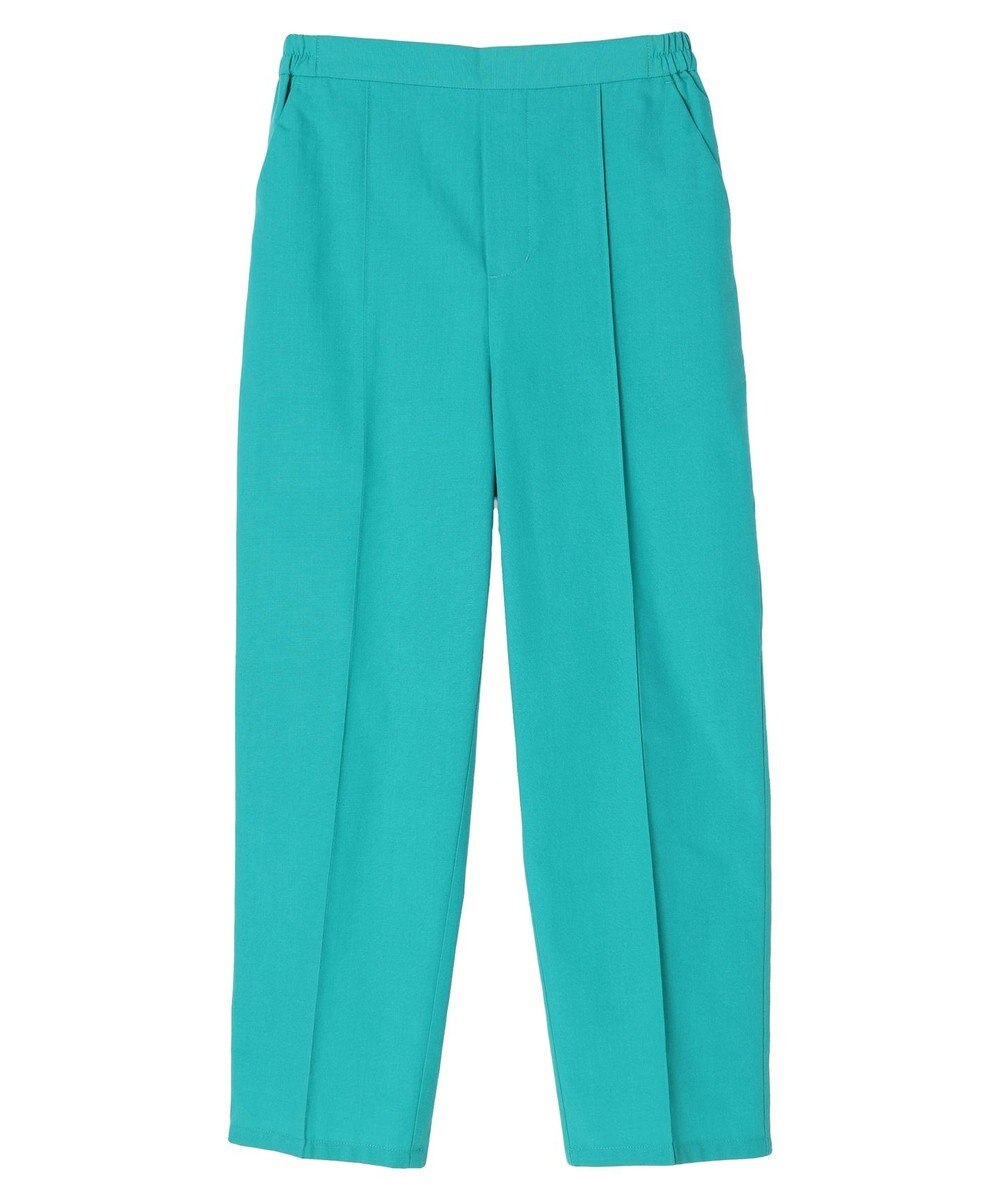 Green Parks 綿麻混イージーテーパードパンツ 