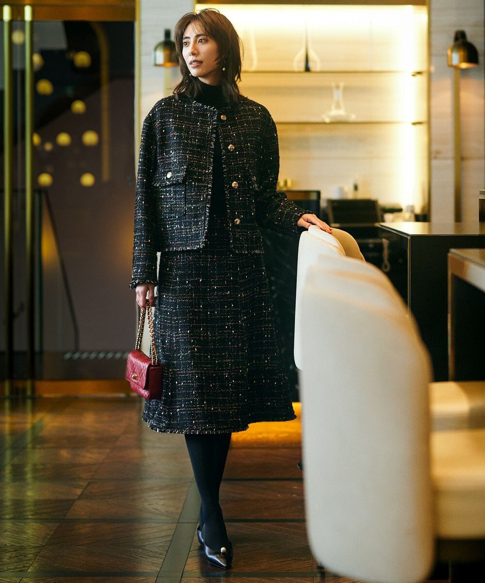 23区 S 【SLOW/一部店舗限定】シアーリブ タートルネックニット 