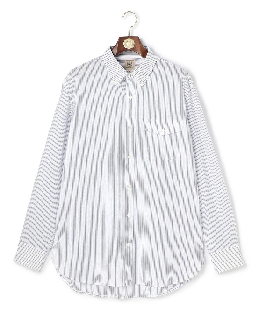 J.PRESS MEN 【KING SIZE】【KANEMASA JERSEY】ストライプボタンダウン シャツ 
