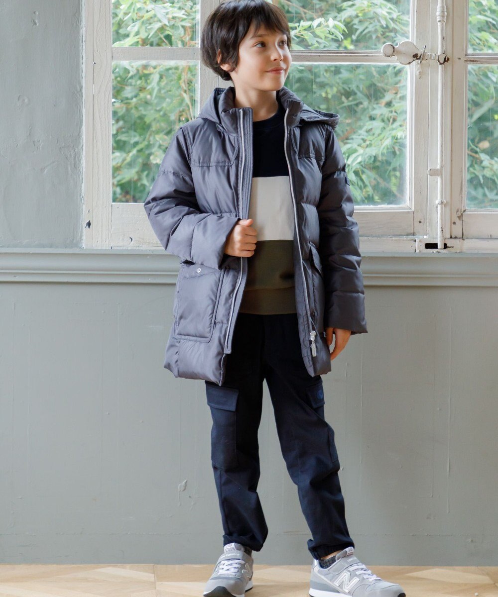 J.PRESS KIDS 【140-170cm】【撥水】50Dタフタ ダウンコート 