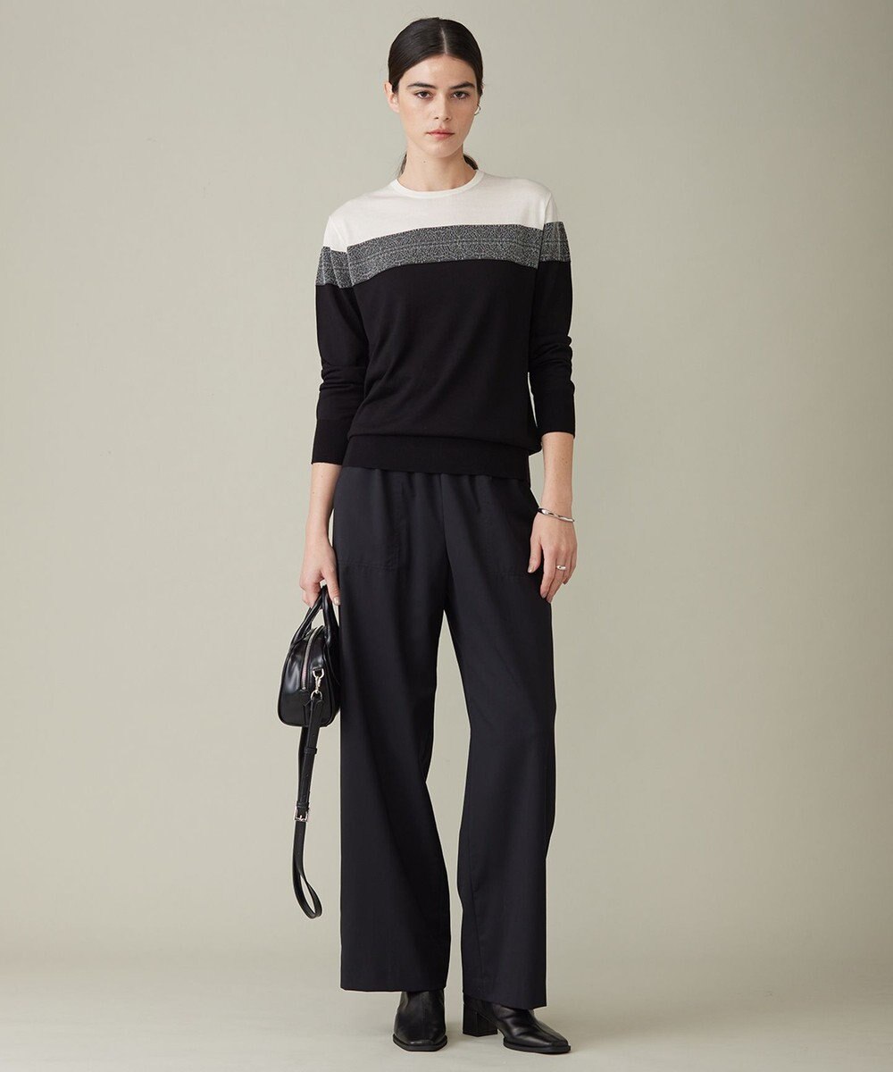 ICB L 【洗える】 レースコンビハイゲージ プルオーバー 