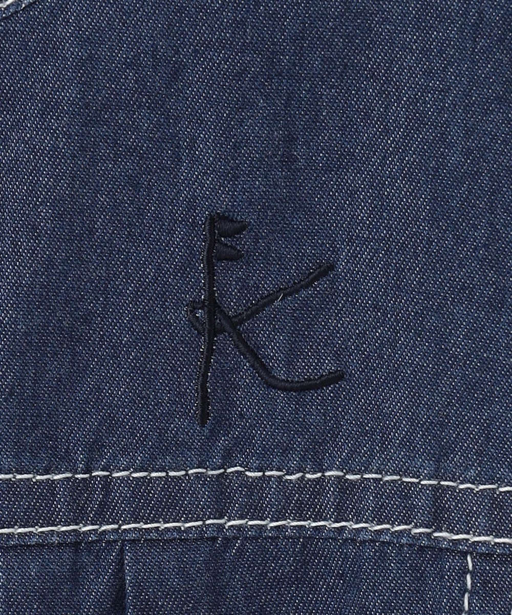 組曲 KIDS 【110-140㎝】ラウンドカラー デニムジャケット 