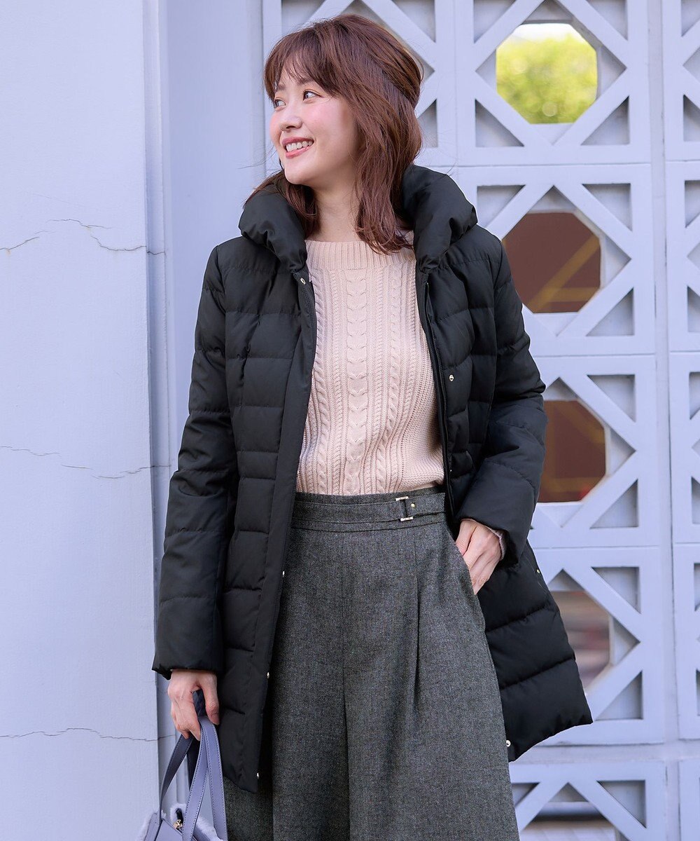 ANY SIS 【洗える】エレガンスショールカラー ミドルダウン 