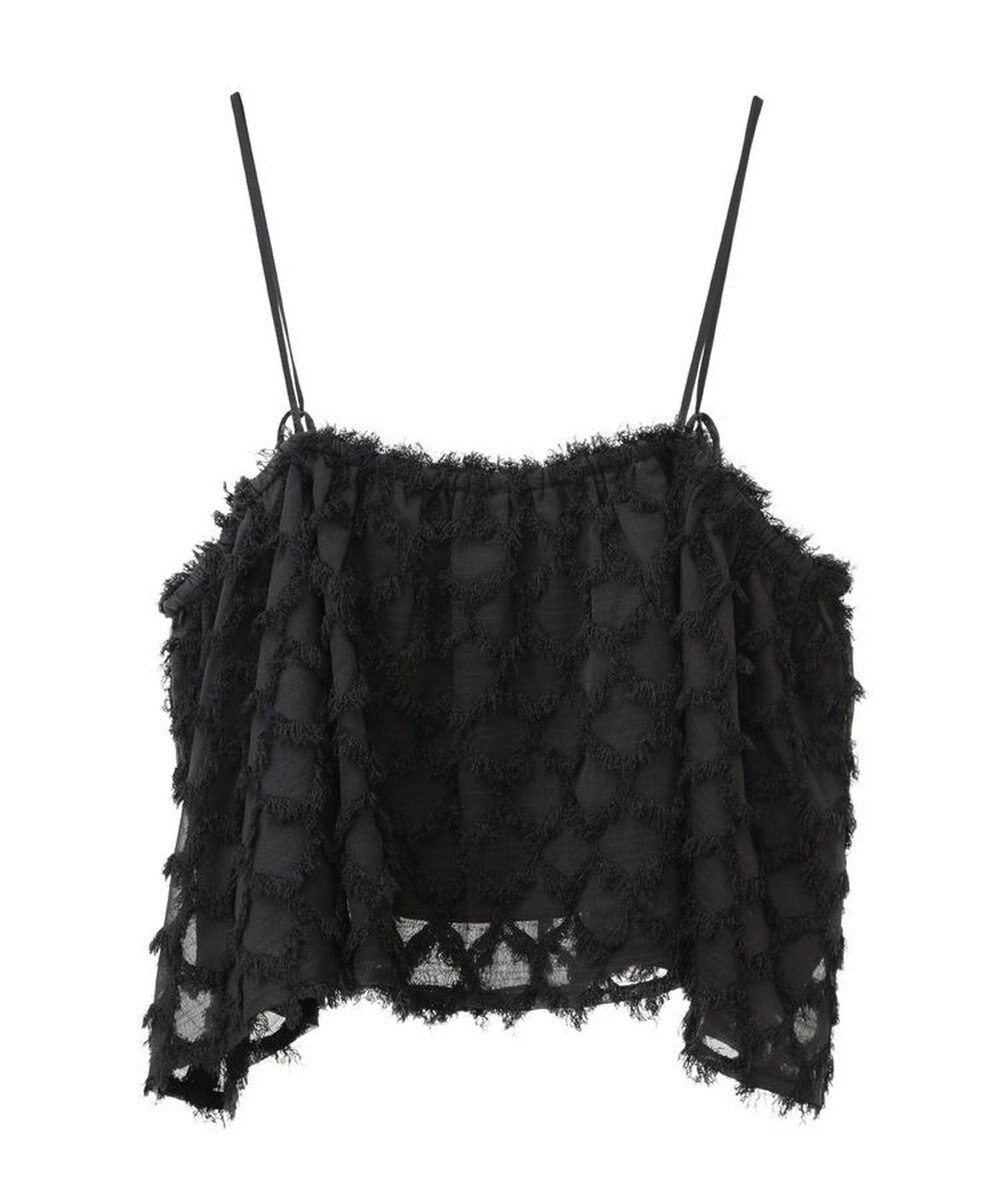 Green Parks ・ＥＬＥＮＣＡＲＥ　ＤＵＥフリンジジャカードビスチェ 