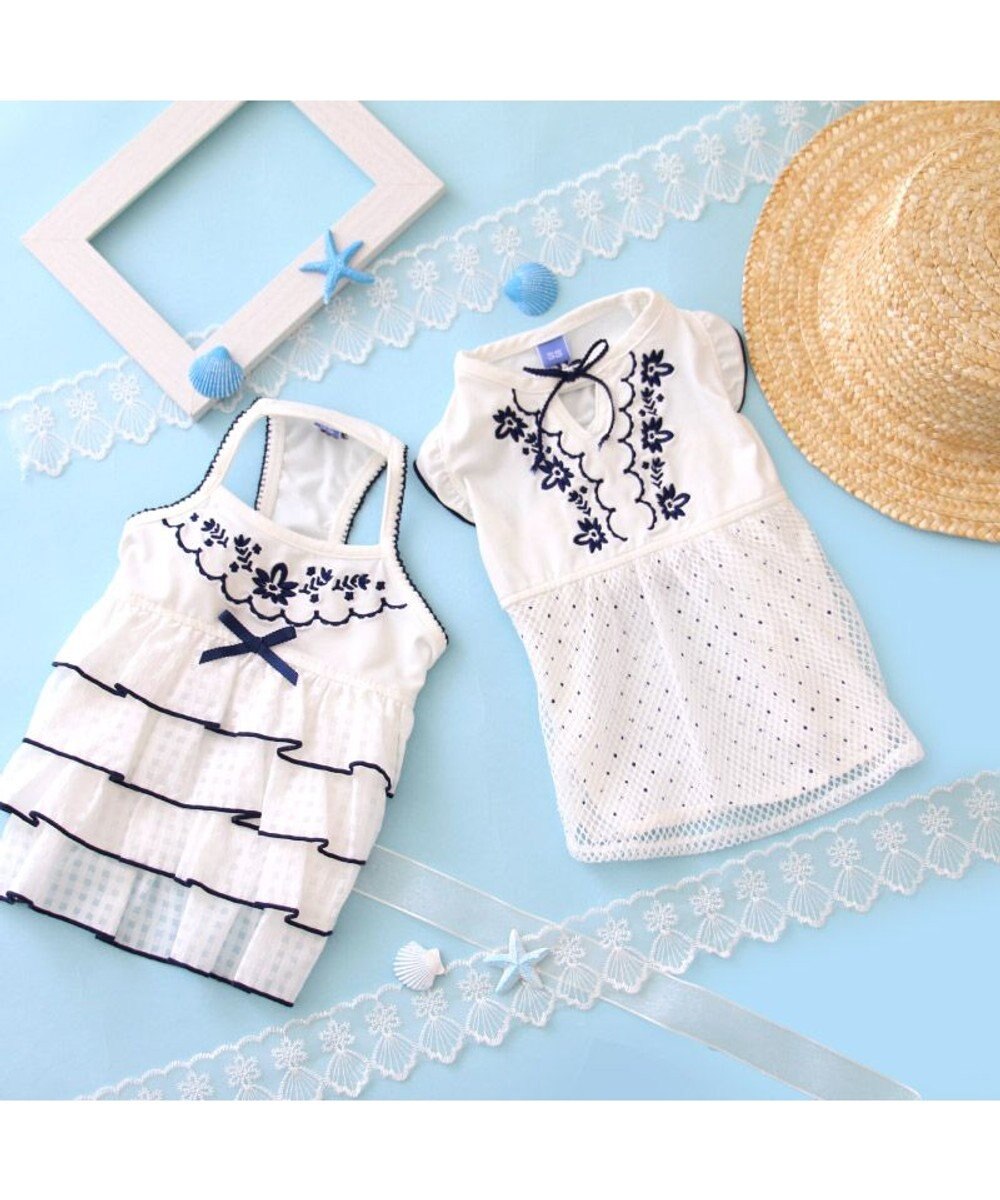 PET PARADISE ペットパラダイス エコメイド 天竺 刺繍キャミソール 小型犬 