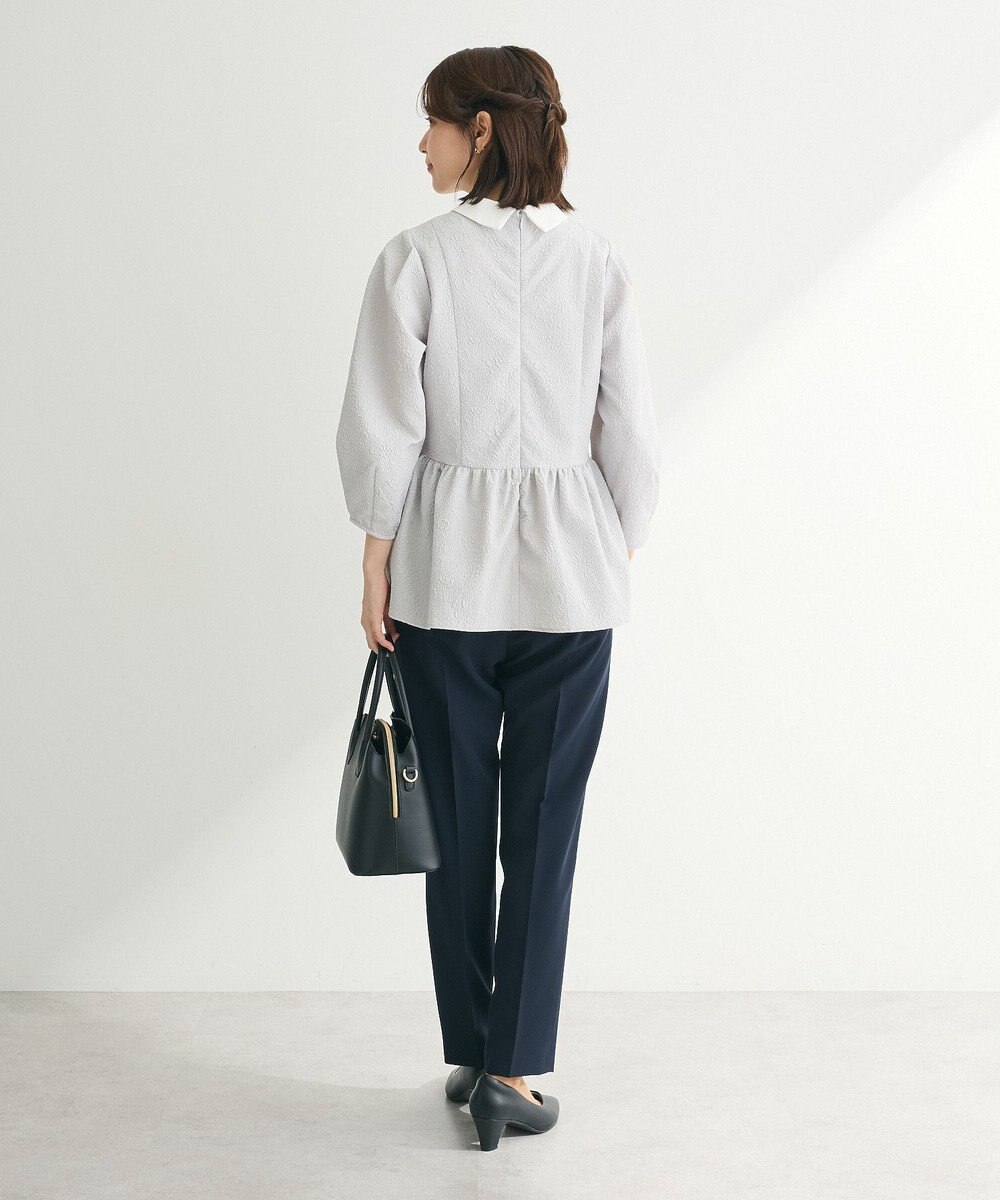 Green Parks ef-de 衿取り外しペプラムブラウス 