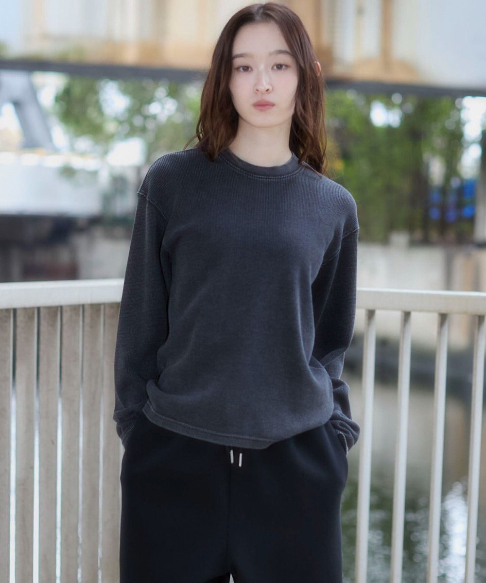 WEGO 【ユニセックス着用ITEM/MLサイズ展開】ワッフルT（LS） 