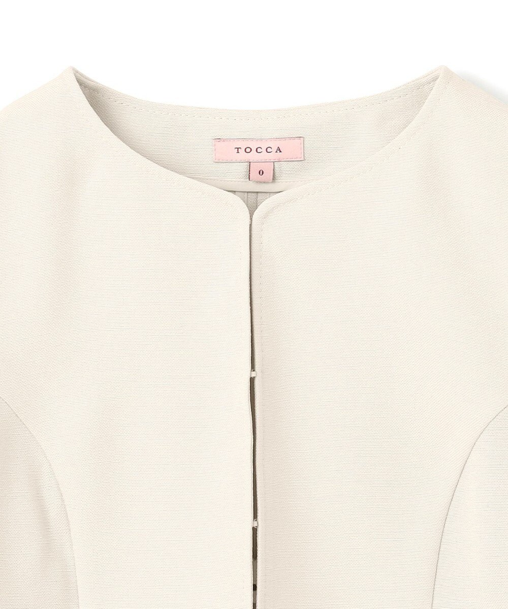 TOCCA 【洗える・消臭】BRIGHT LUMINOUS 半袖ジャケット 
