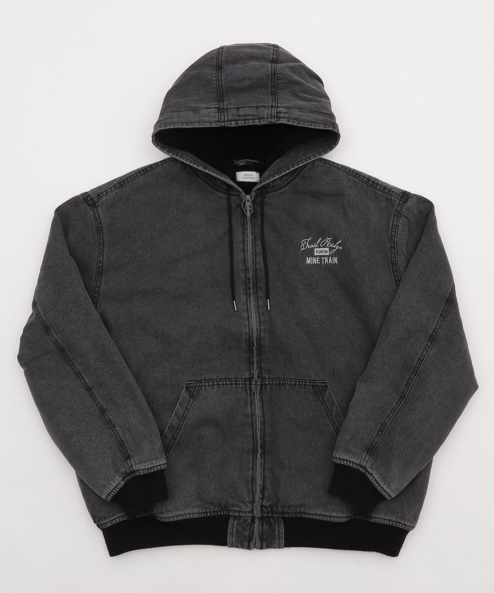 WEGO 【ユニセックス着用ITEM/MLサイズ展開】ワーカーズボアフードブルゾン 