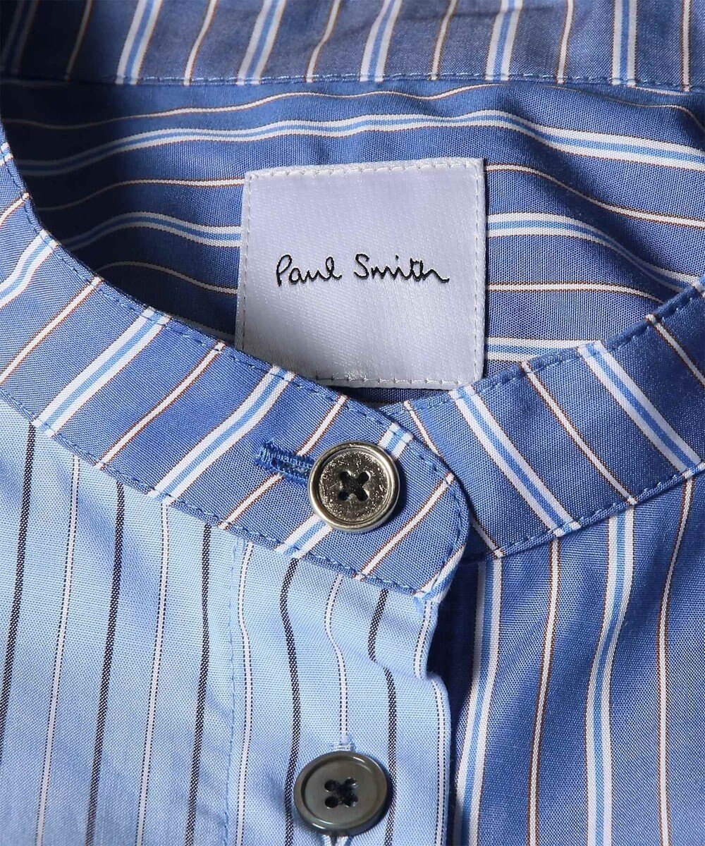 Paul Smith ミックスストライプ ノースリーブ ワンピース 