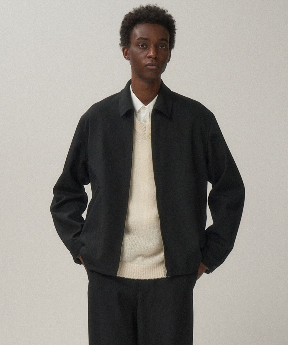 ATON BACK SATIN | ハリントンジャケット - UNISEX 