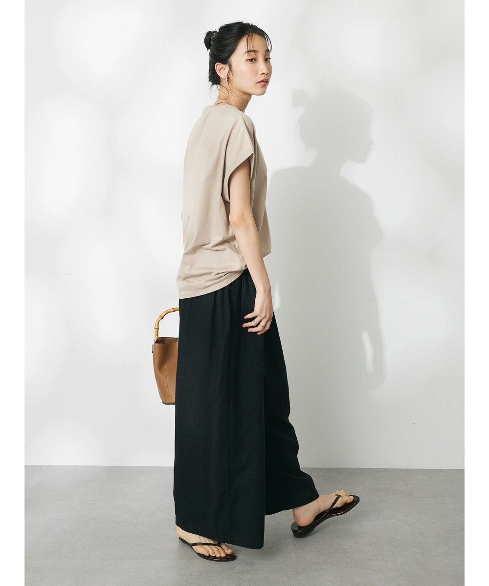 CRAFT STANDARD BOUTIQUE 【キナリノ別注】リネンレーヨンワイドパンツ 