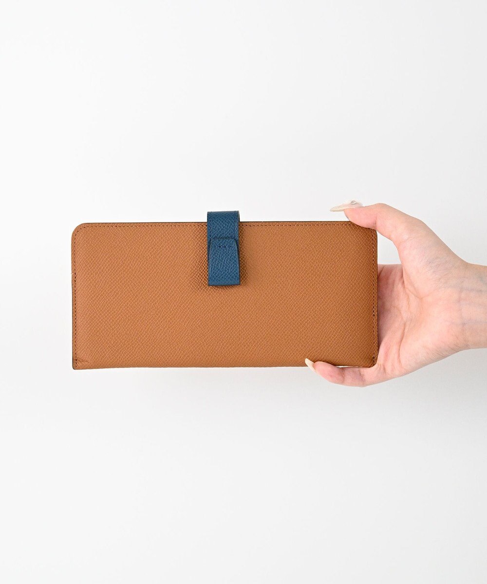 Atelier nuu 日本製 本革 バイカラーnoble スマートロングウォレット 