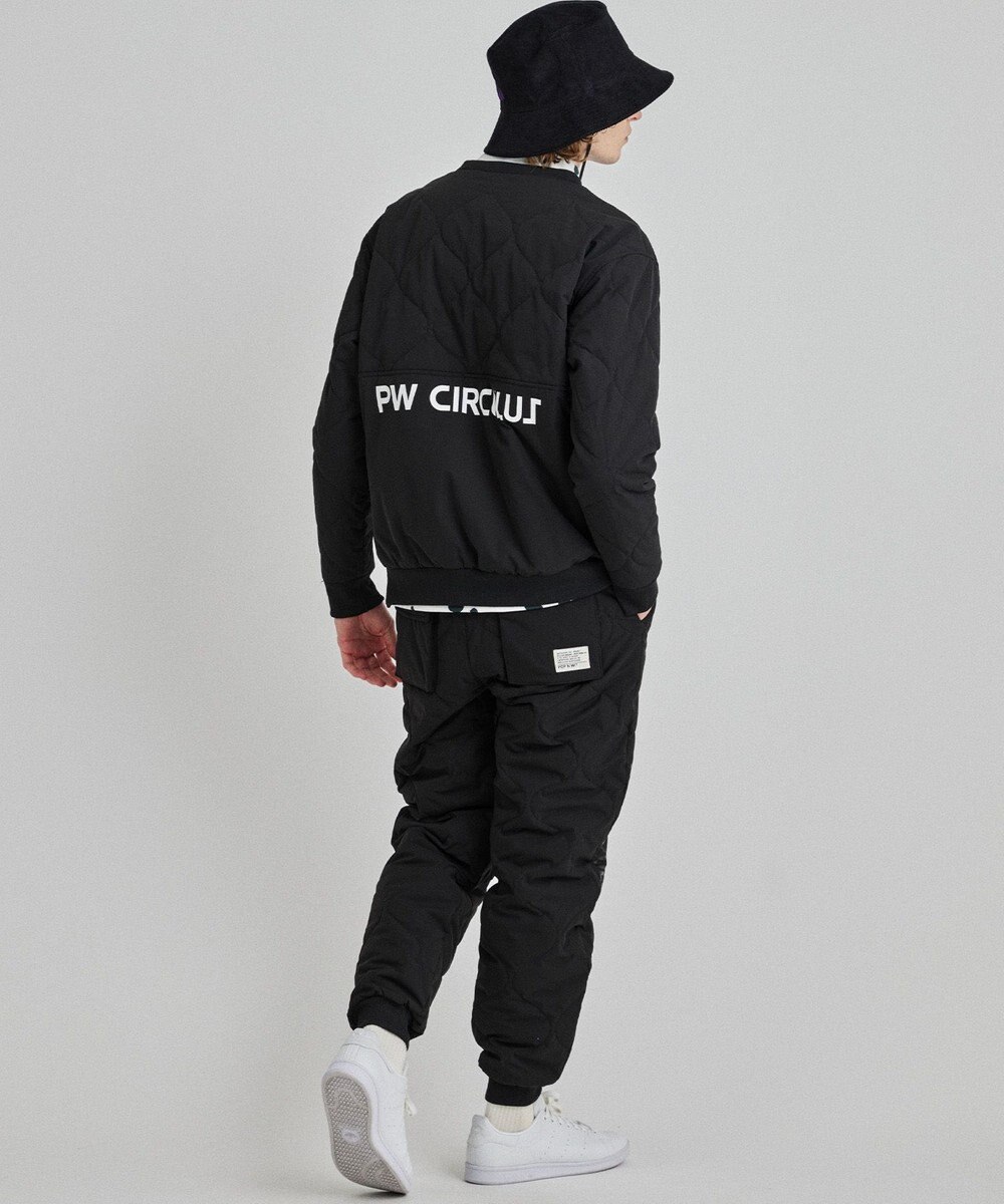 PW CIRCULUS 【MEN】ひょうたんキルト中綿ワイドジョガーパンツ 