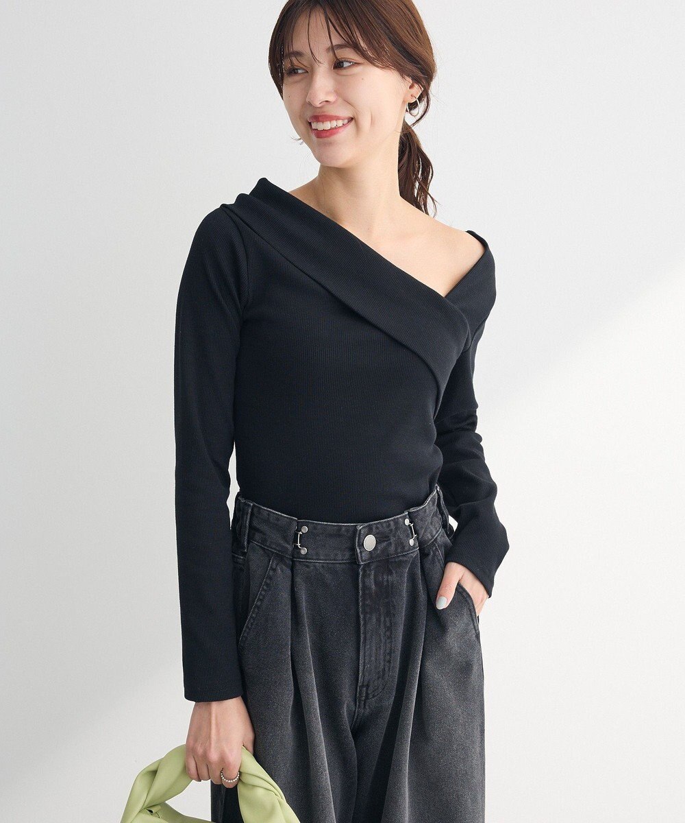 Green Parks ・ｓｗｉｎｇ　ｂｙ　クロスネックプルオーバー 