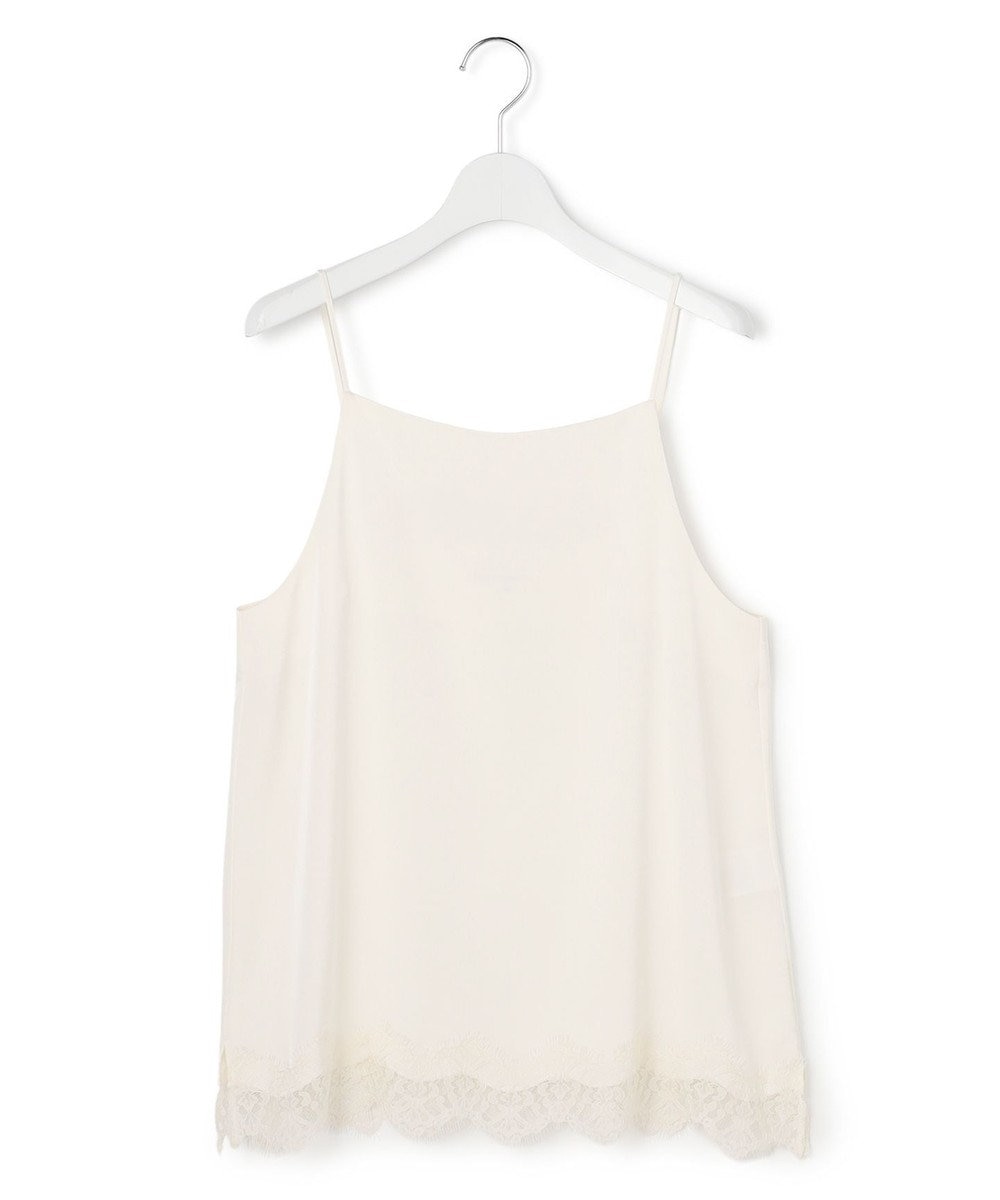 23区 L 【先行予約】サテンレースキャミソール 