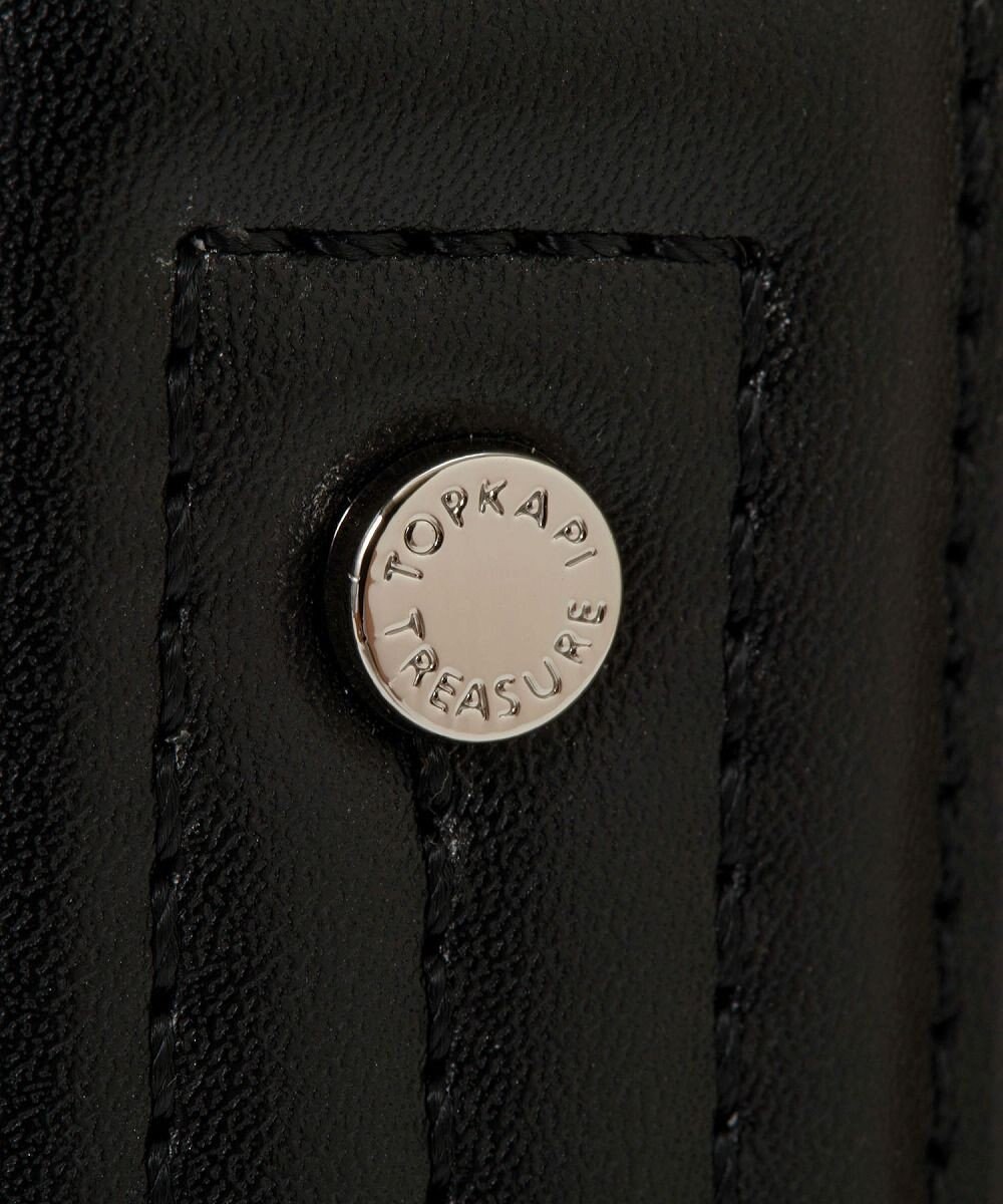 TOPKAPI 【TREASURE TOPKAPI】メタリック パデット ショルダー付 トートバッグ 