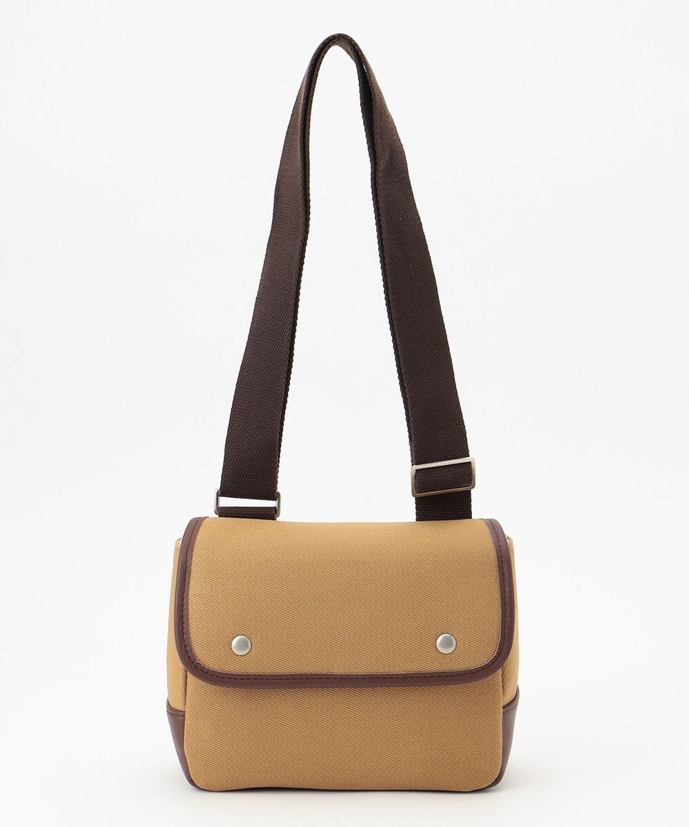 J.PRESS MEN レザーコンビショルダーバッグ 