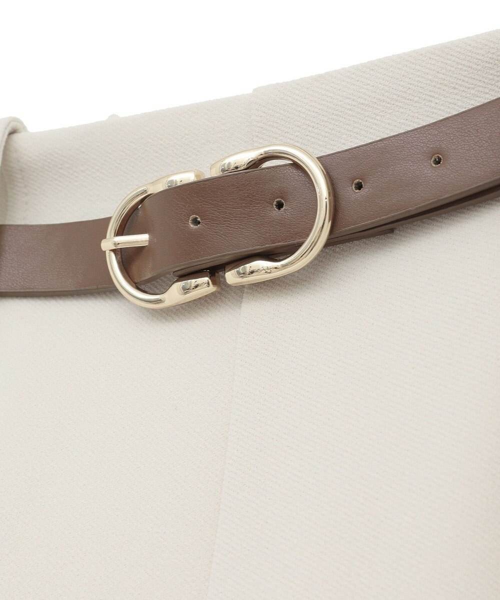 earth music&ecology ベルト付きタブデザインショートパンツ 