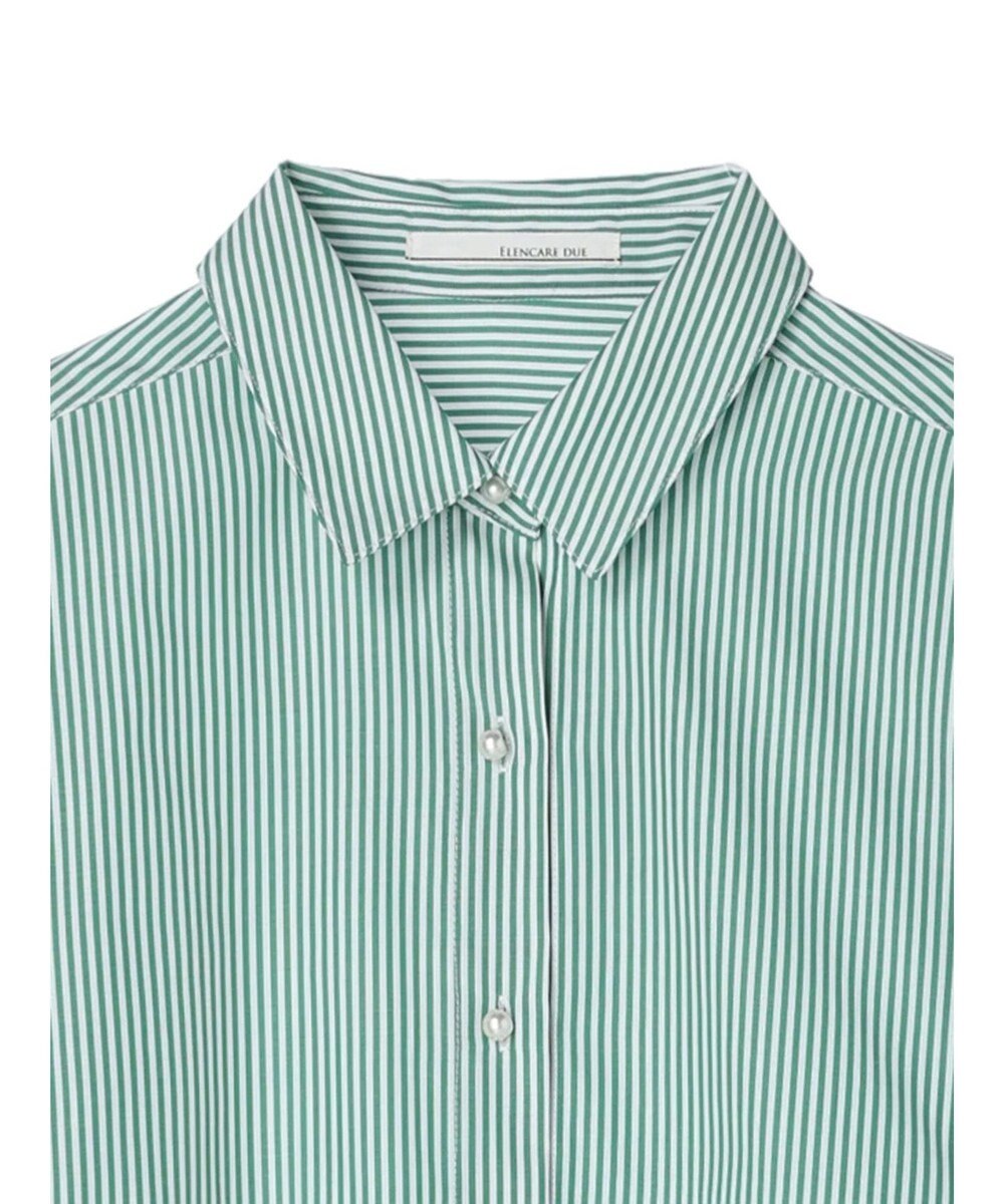 Green Parks ・ＥＬＥＮＣＡＲＥ　ＤＵＥ　パールボタンシャツチュニック 