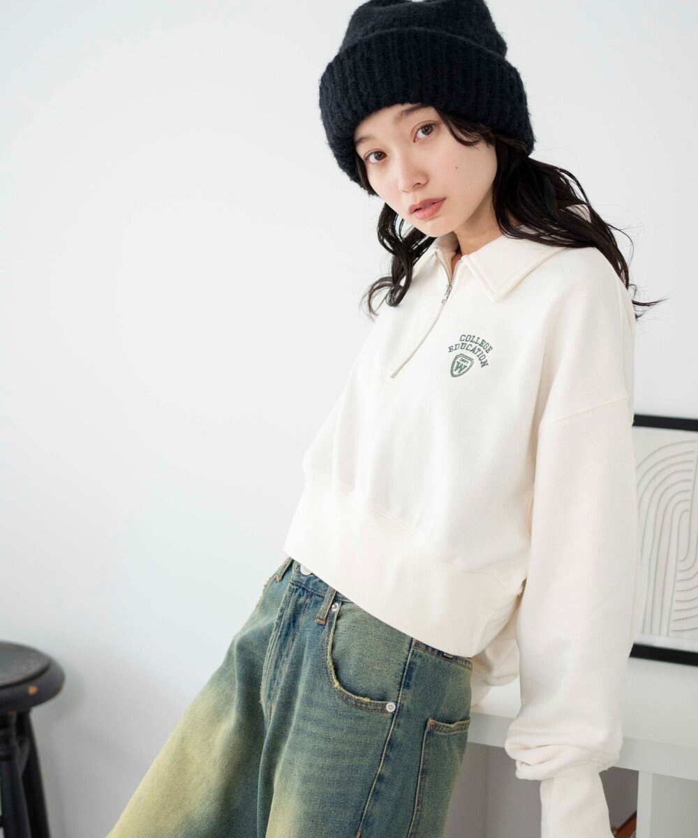 WEGO 襟付きスウェット 